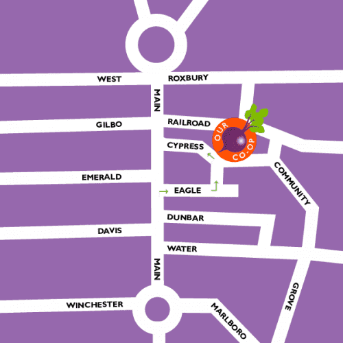 Directions to Monadnock Coop Keene, New Hampshire